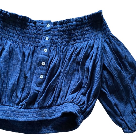 Free People Dancing Till Dawn off-shoulder top - Picture 3 of 4